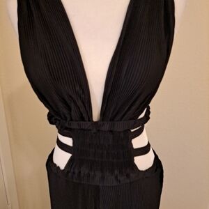 Half Heart Evening Jumper Black Size L